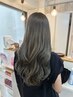 ブリーチハイライト＋透明感カラー ￥12200