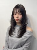 ★韓国ヘアハッシュカット/レイヤーカット前髪顔周りミニウルフ