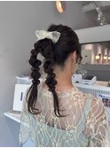 お呼ばれアレンジ