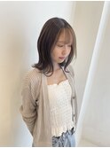 フェイスフレーミング×グレージュカラー☆