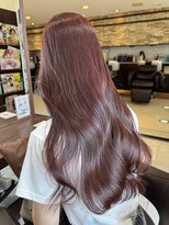 ファブ 千葉店(FaB)&nbsp;【ブリーチなしダブルカラー×ボルドーカラー】