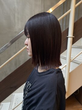 マッシュ 北堀江(MASHU) ミディアムヘア/暗めカラー/暖色カラー