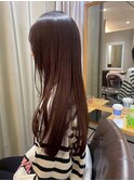 20代30代40代小顔透明感アッシュレイヤーヘアストレート