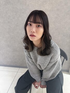 オブジェ シエル(obje't ciel) 【obje't ciel】透明感brown×inner gray 【佐藤早希】