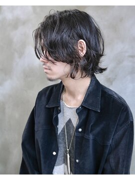 リッカ(RICCA) MEN’S HAIR/サーフカール/センターパート/恵比寿/ボブウルフ