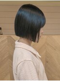 地毛風カラー/切りっぱなしボブ[船橋駅/ボブ]