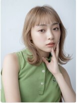 ブロッサム 東久留米店(Blossom)&nbsp;小顔美人大人ミディアム×前髪あり