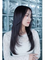 ヘアラウンジ アンリオ(hair lounge an rio)&nbsp;レイヤーカット/ブルーブラック