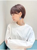 ハンサムショート/丸みショートボブ/20代30代40代50代/顔周り