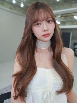 アンジェリカラボ(ANGELICA LABO) ANGELICA 前髪カット ナチュラルブラウン 髪質改善