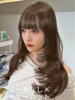 ラヴィ(Lavie)&nbsp;ハイライトカラーミルクティーベージュケアブリーチダブルカラー