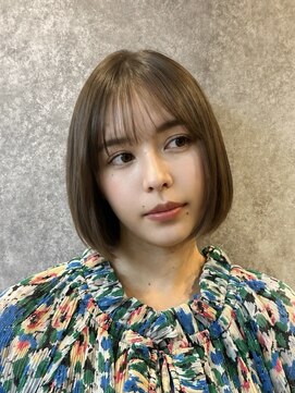 ココア(cocoa) 顎下ラインでまとまる♪ナチュラルミニボブ