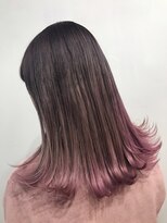 ヘアースタジオ ゼン(hair studio Zen)&nbsp;ピンクパープルグラデーションカラー