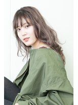 ピエドプールポッシュ(PiED DE POULE POCHE)&nbsp;ハイライト×ピンクグレージュ