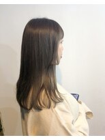 ヘアメイク オブジェ(hair make objet) オリーブベージュ　韓国スタイル