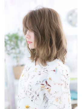 ミック ヘアアンドビューティー 大山店(miq Hair&Beauty) ランダムカール♪重軽MIXロブb
