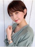 耳かけショート大人可愛い前髪小顔カット20代30代40代/BEEST保坂