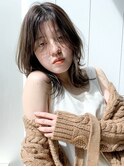 ワンカールミディ_オリーブカラーハイライトカラー_57552