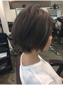 ショートグレージュ【横浜 横浜駅】