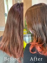 アークスヘアー&nbsp;インスタ人気★映える裾カラー×ナチュラルレイヤー