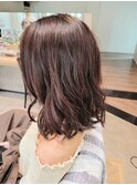黄色みを出さないきれいめカラー ラベンダー編