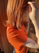 エルナ(ELNA) ビタミンカラーオレンジ×ミディアムボブ