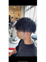 ミオ(Mio) 滋賀、南草津、メンズ美容室、波巻きツイストスパイラルパーマ