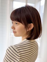 ロンドプランタン 恵比寿(Lond Printemps)&nbsp;大人かわいい耳かけワンレン内巻きワンカールボブ