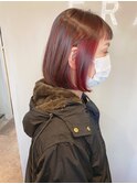 インナーレッド×ボブ