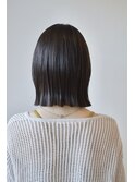 【大人ボブ】ミニマム切りっぱなしボブ