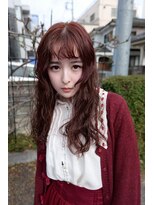 ブレンバイドット 町田(BLEN by dot.) ピンクブラウン×ウェーブスパイラルパーマ