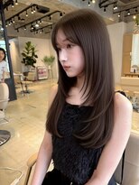 エレノア トーキョー 恵比寿(ELEANOAH TOKYO)&nbsp;艶髪小顔レイヤーカット　暗髪カラー