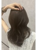 初カラー×オリーブグレージュ