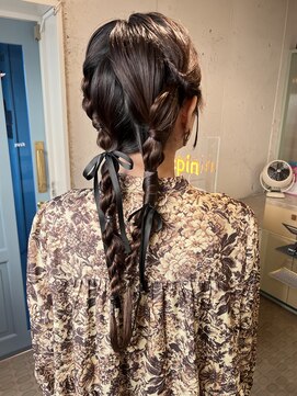 ペピンバイメルシー(pepin by merci.) ＊ ツインアレンジ【結婚式/お呼ばれ/イベント】