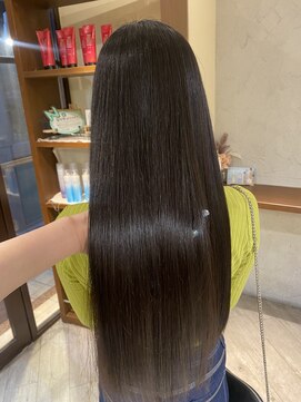 リアンドコー(Re&co) mai/アッシュブラック/艶カラー/髪質改善カラー