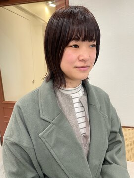 プフ 伏見(puf) [puf 伏見/丸の内/栄/名古屋]ボブ×チョコレートカラー★鳥山