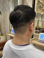 ビス リアン 川口店(Vis lien) メンズフェードカット爽やかパーマ短めツーブロック