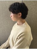 メンズナチュラルマッシュゆるふわシャドウパーマ質感重視パーマ