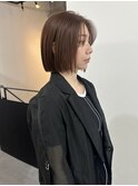 切りっぱなしボブ