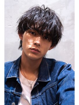 イルハバナ 渋谷(ill HAVANA) メンズセンターパートパーマ/モテヘア/スパイラルパーマ