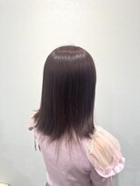 ヘアグレッソ(hair glesso.)&nbsp;落ち着いた雰囲気になれるピンクカラー