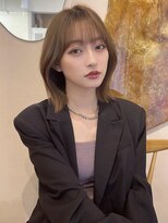 ユニ 表参道(uni)&nbsp;#70/韓国/韓国風/レイヤーカット/後れ毛/くびれヘア/前髪/表参道