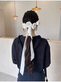 結婚式前撮りヘア