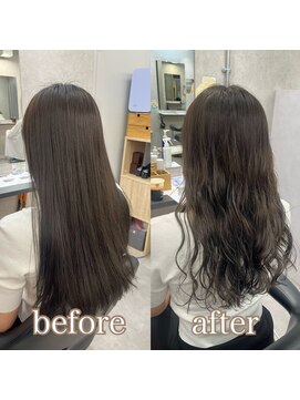 ヘアサロン ドットプラス 町田店(dot. plus) くびれヘア/アプリコットオレンジ/夏のヘアアレンジ/町田