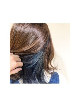 ニューヨークニューヨーク 大久保店(NYNY) 覗かせる、ブルージュインナー#透明感カラー