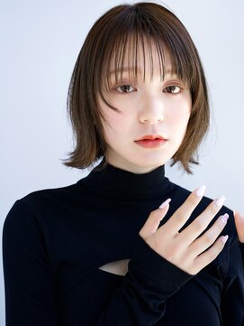 エインアンリー 明治神宮前(AIN.ANLY.) ☆暗めカラーグランマッシュデザインカラーフェイスフレーミング