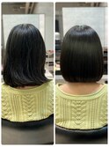 縮毛矯正スリークボブ