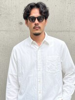 ニューヨークニューヨーク 桂店(NYNY)&nbsp;◎ラルフカールオールバックスパイラルパーマ30代男性色気ヘア