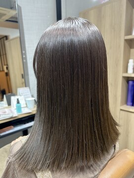 テラスヘア 三条(TERRACEhair) 秋の髪パサつき対策に！上品オリーブベージュ