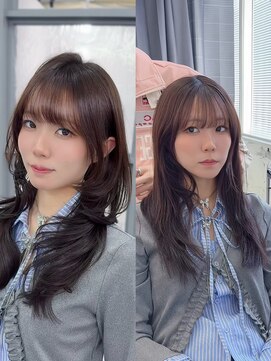 小顔に似合わせレイヤーカット